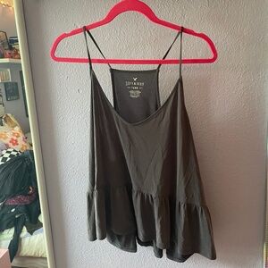 American Eagle Outfitters Soft & Sexy Tank Top, Gray,  Size XL